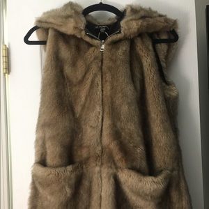 Cozy fur Zara vest -Small